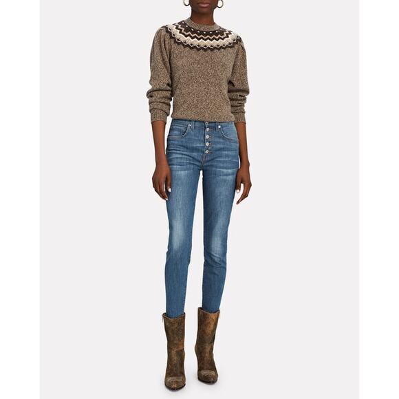 VERONICA BEARD blue Debbie High-Rise Skinny Jeans 26/2 - Picture 1 of 10